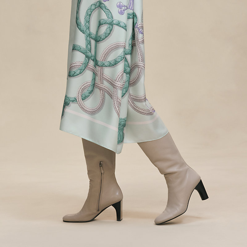 カフタンドレス 《パルフロワ・リミックス》プリント - ブルー