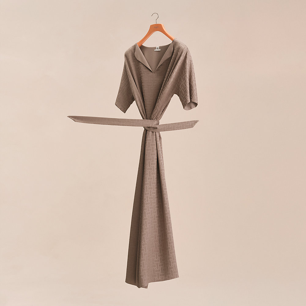 カフタンドレス-ベルト付き--