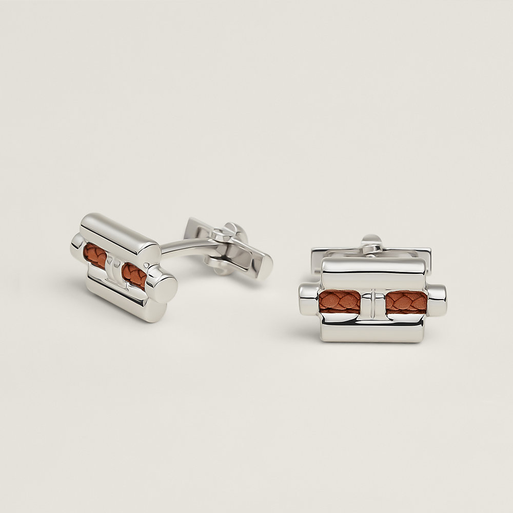 カフリンクス 《トゥルニ》 トレッセ | Hermès - エルメス-公式サイト