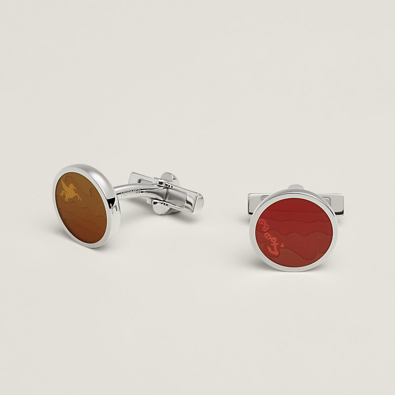 HERMÈS 馬の頭 カフリンクス カフリンクス 《パノラマ》 | Hermès - エルメス-公式サイト