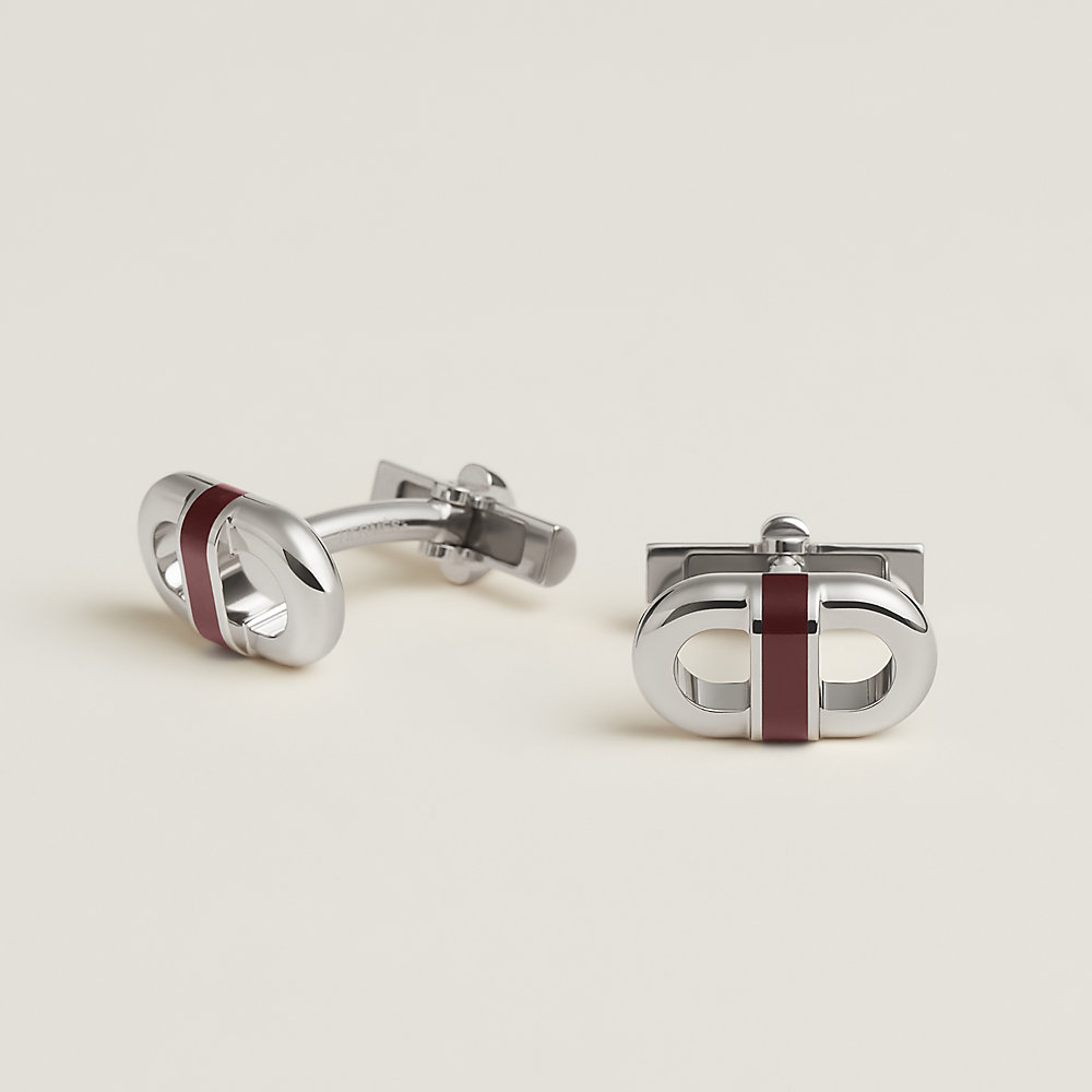 カフリンクス 《マイヨン》 - レッド | Hermès - エルメス-公式サイト