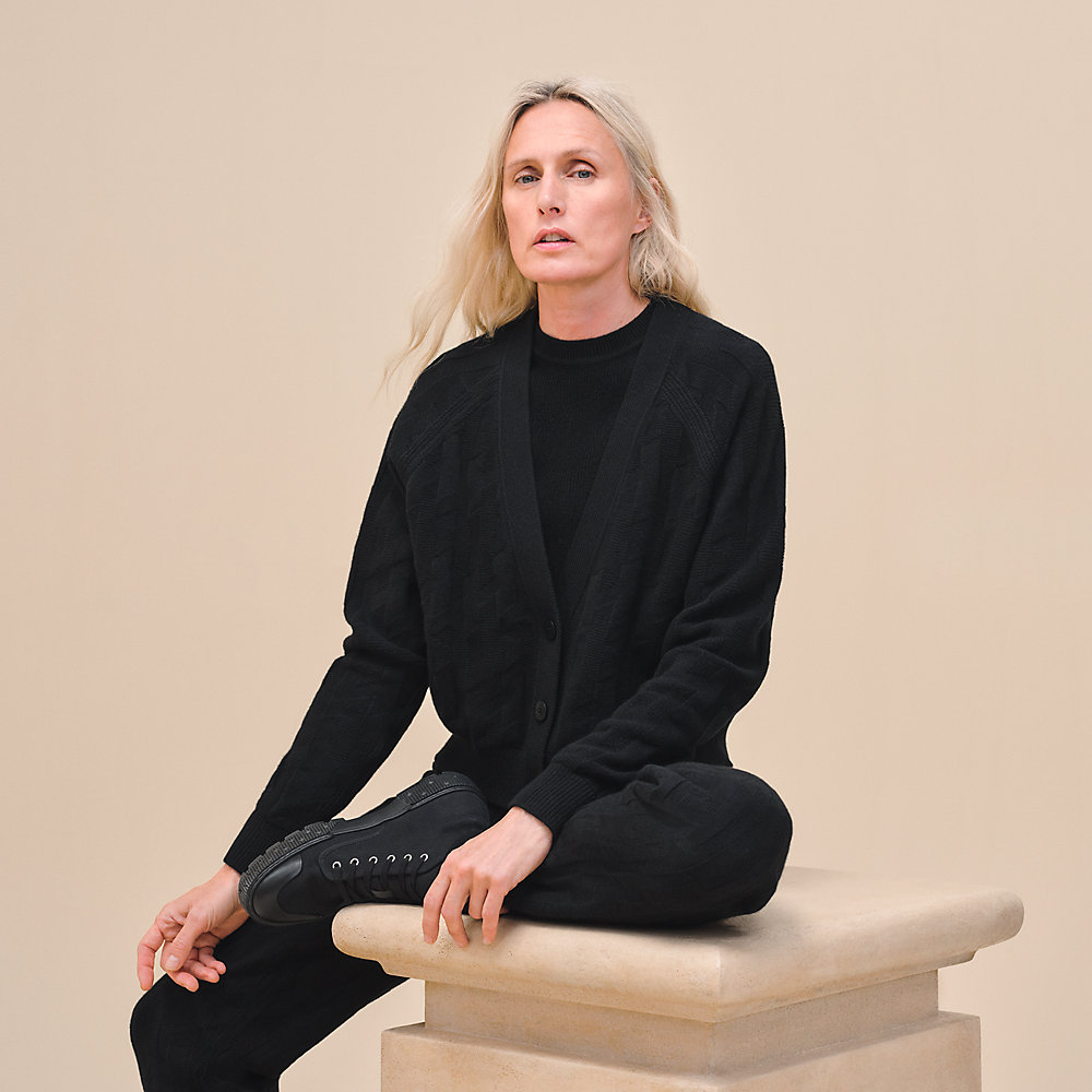 HERMÈS ブラック/占星術カーディガン 38 24082505_2.jpg