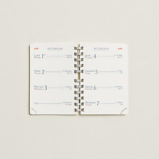 カレンダーレフィル 《PM》 1年表示 2026 | Hermès - エルメス-公式サイト