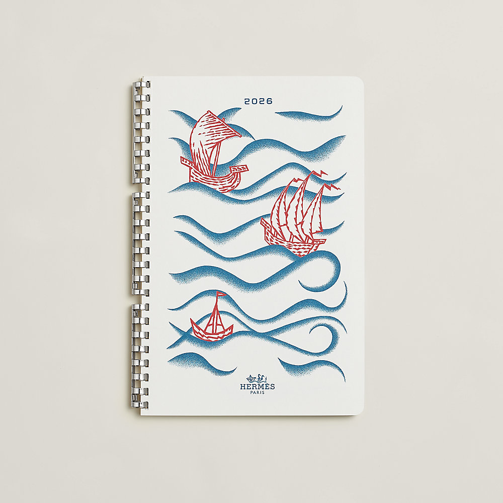 カレンダーレフィル 《グローブトロッター》 2026 1年表示 | Hermès
