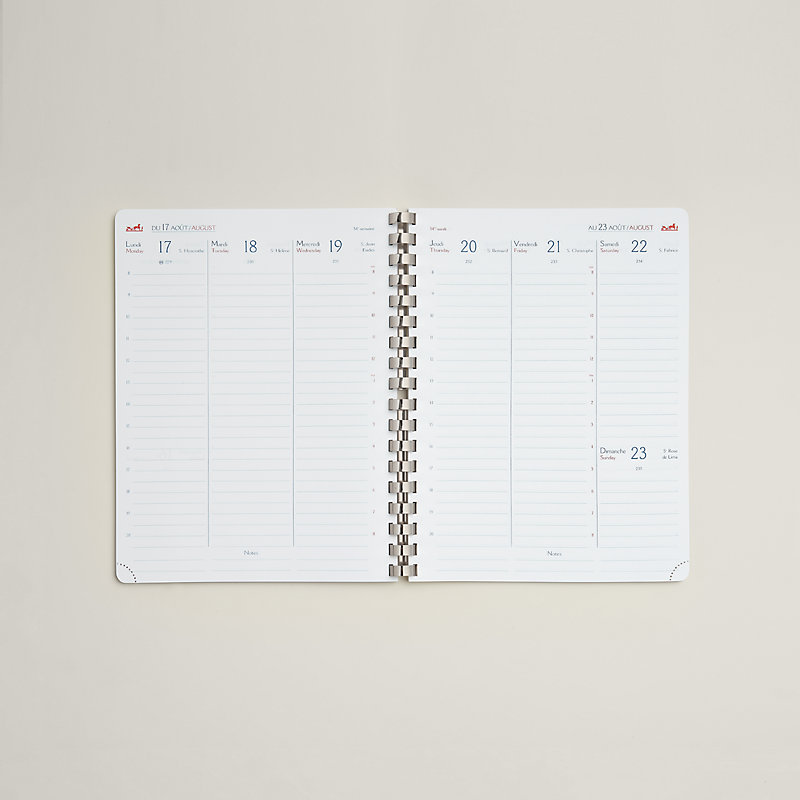 HERMES エルメス ノート ソフトタイプ 一年分カレンダー手帳 HERMES