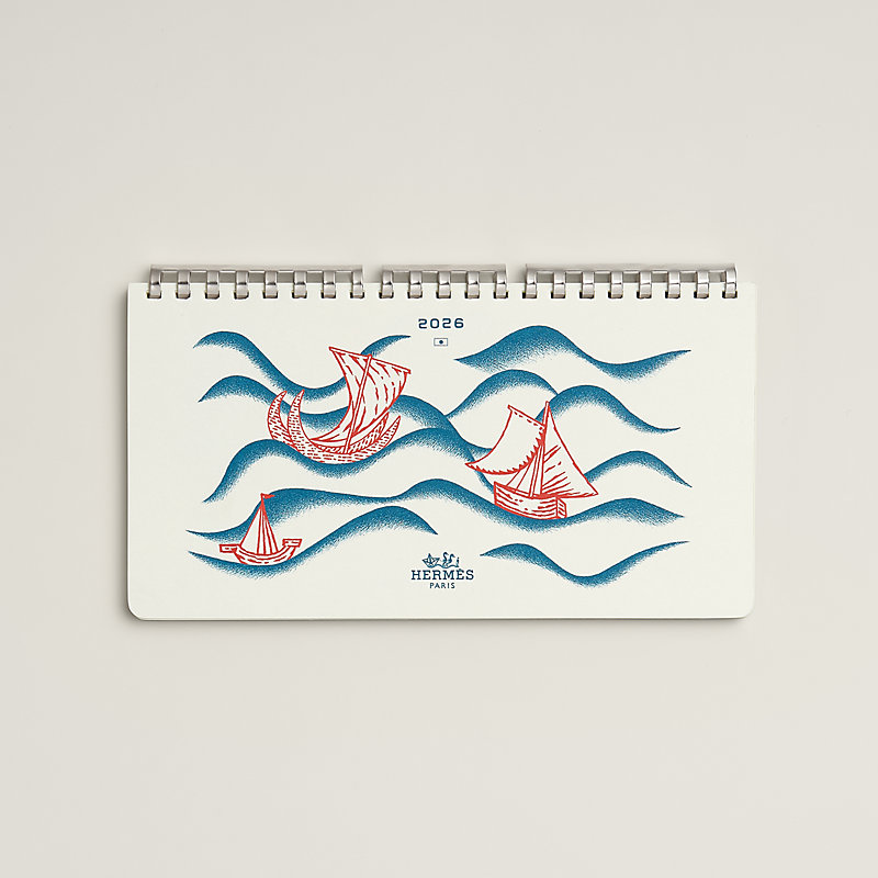 HERMES 2026 カレンダー レフィル　《ヴィジョン》 カレンダーレフィル 《ヴィジョン》 1年表示 2026 - グレー | Hermès