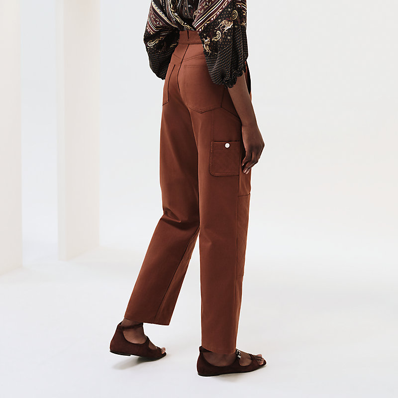 HERMES 23ss サイドアジャスター タックパンツ HERMES 23ss サイドアジャスター タックパンツ メンズ - パンツ