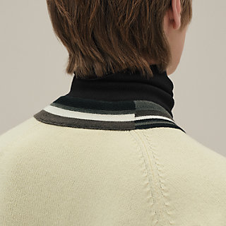 カーディガン アシンメトリーストライプ - ベージュ - XXL | Hermès