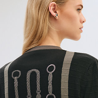☆春の定番☆【HERMES】コーチングリミックス コットン ブルゾン HERMES - エルメス ジップアップ・カーディガン トルサドニット