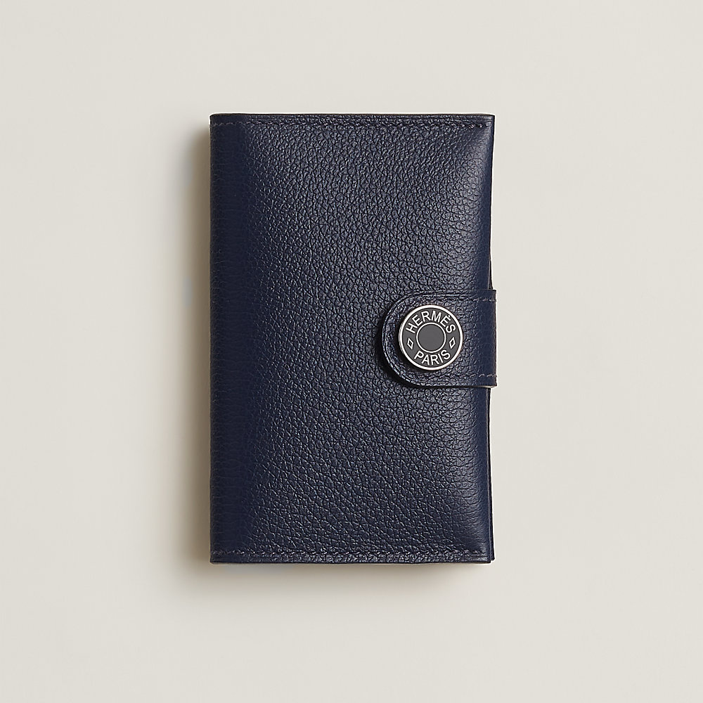 m*a様 HERMES エルメス カードケース RMS ブルーインディゴ メンズ 中古】 Hermes エルメス R.M.S カードケース ニューブルージーン