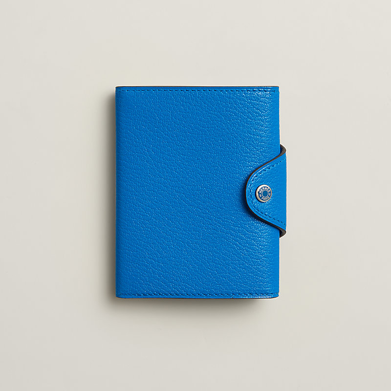 カードケース 《イリアード》 コンパクト - ブルー | Hermès