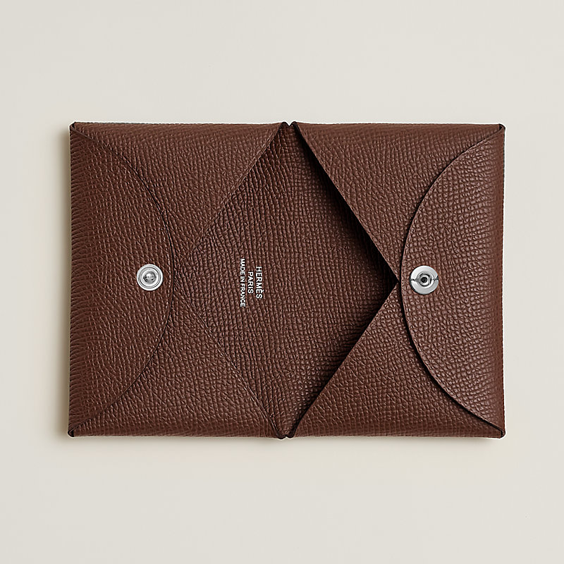 シンプルオシャレ♪【HERMES】カードケース カルヴィ カードケース 《カルヴィ》 デュオ コンパクト | Hermès