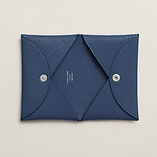 （新品未使用）HERMES カルヴィ カードケース カードケース 《カルヴィ》 - ブルー | Hermès - エルメス-公式サイト