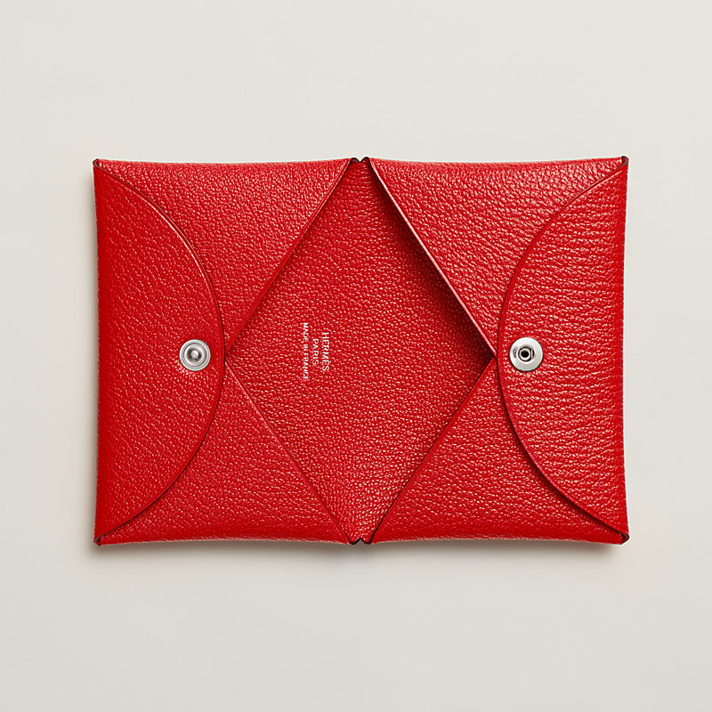 カードケース 《カルヴィ》 - ブルー | Hermès - エルメス-公式サイト