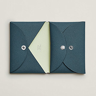 カードケース 《カルヴィ》 デュオ コンパクト ヴェルソ - ブルー