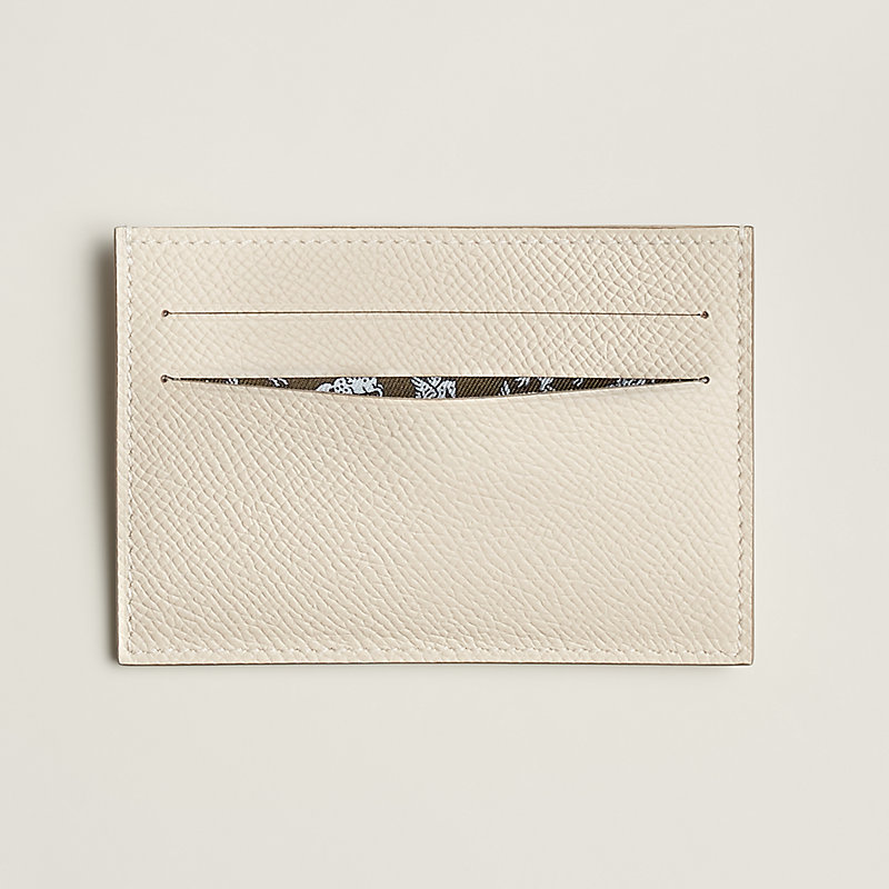 その他 HERMES Hermes Bearn Soufflet Rose sakura Chevre myzore goatskin Silver