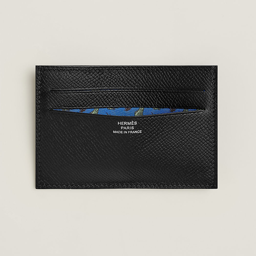 HERMES エルメス カードケース シチズンツイル シルクイン 黒　AM006 カードケース 《シチズン・ツイル》 | Hermès - エルメス-公式サイト