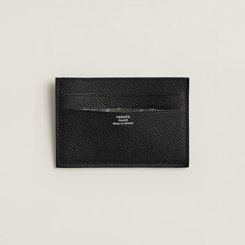 HERMES エルメス カードケース シチズンツイル シルクイン 黒　AM006 カードケース 《シチズン・ツイル》 | Hermès - エルメス-公式サイト