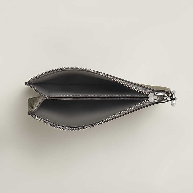 カードケース 《ジップアンゴー》 シェーヌ・ダンクル - グレー