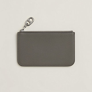 カードケース 《ジップアンゴー》 シェーヌ・ダンクル - グレー