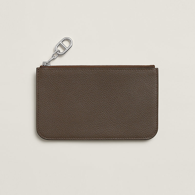 HERMES　ジップアンゴー　コンパクト　シェーヌ・ダンクル　カードケース 他色可 HERMES ジップアンゴー シェーヌ・ダンクル カードケース