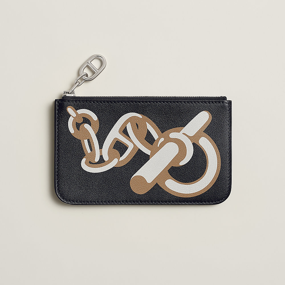 HERMES　ジップアンゴー　コンパクト　シェーヌ・ダンクル　カードケース カードケース 《ジップアンゴー》 コンパクト シェーヌ・ダンクル