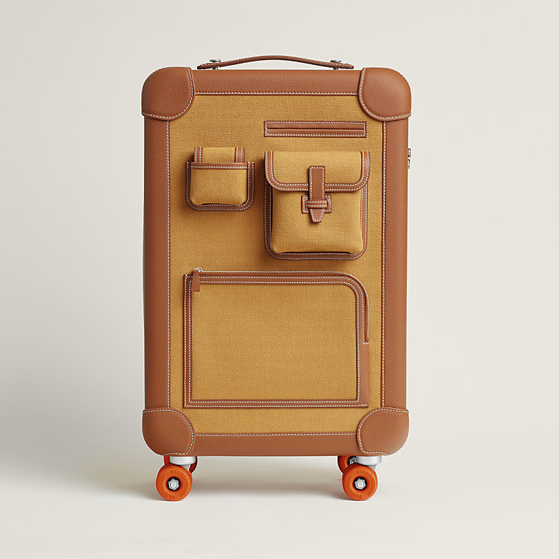 HERMES キャスター付き旅行バッグ キャリーバッグ 《R.M.S III》 キャビン カーゴ - オレンジ | Hermès
