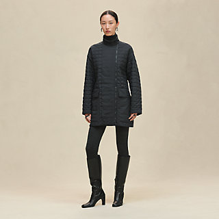 エルメス 正規品（都内百貨店購入）ブラック キルティングコート キルティングコート - ブラック | Hermès - エルメス-公式サイト