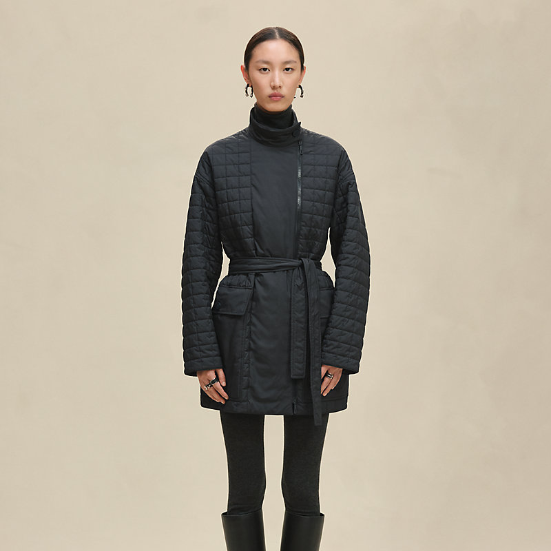 キルティングコート - ブルー | Hermès - エルメス-公式サイト