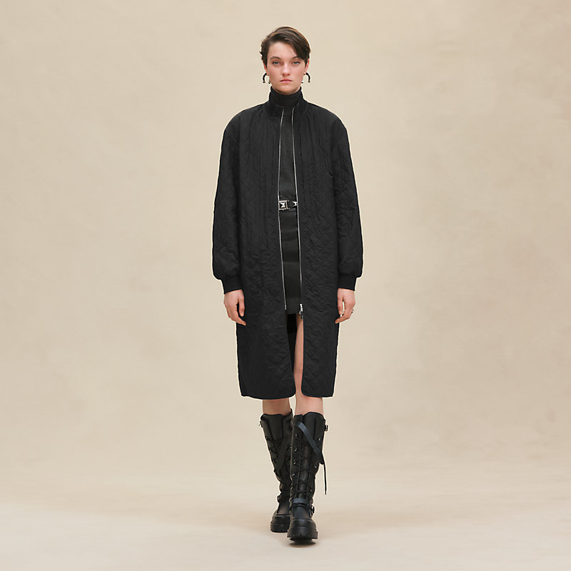 エルメス 正規品（都内百貨店購入）ブラック キルティングコート キルティングコート - ブラック | Hermès - エルメス-公式サイト