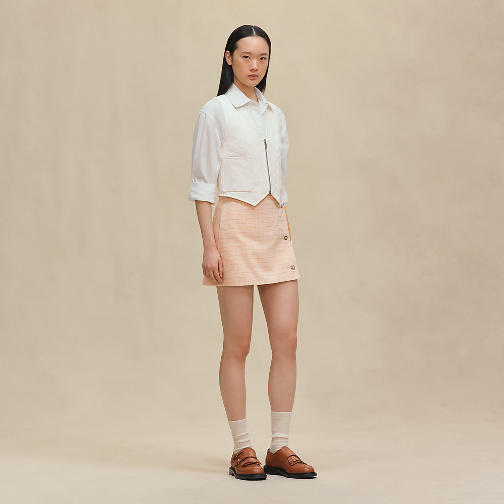 大幅値下げ中⭐︎新品未使用 エルメス　キルティングジレ　サイズ34 キルティングジレ - ホワイト | Hermès - エルメス-公式サイト