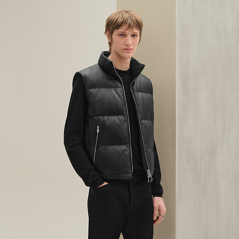 キルティングジレ リバーシブル - ブルー - 60 | Hermès - エルメス