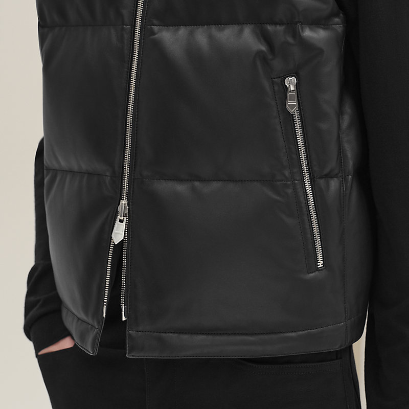 キルティングジレ リバーシブル - ブルー - 60 | Hermès - エルメス