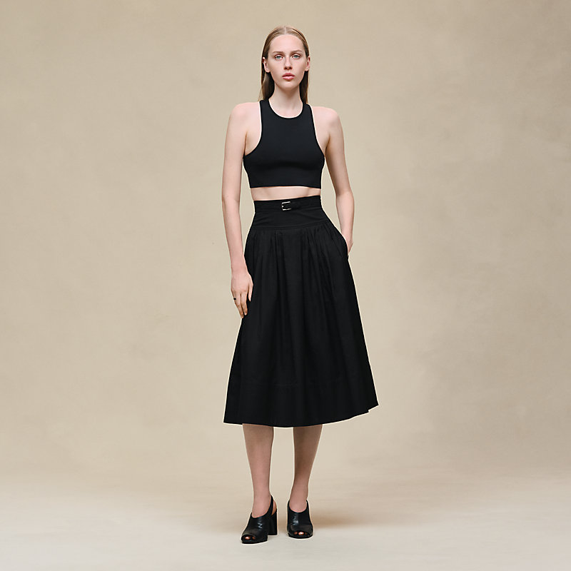 ギャザースカート 《モザイク》プリント | Hermès - エルメス-公式サイト