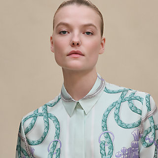 エルメス　半袖　Tシャツ 25AW新作　パルフロワ・リミックス　36 新品 エルメス半袖 Tシャツ パルフロワ・リミックス 25AW 白 プリント 38