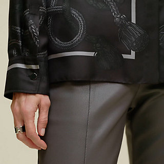 クラシックシャツ 《パルフロワ・リミックス》プリント - グレー