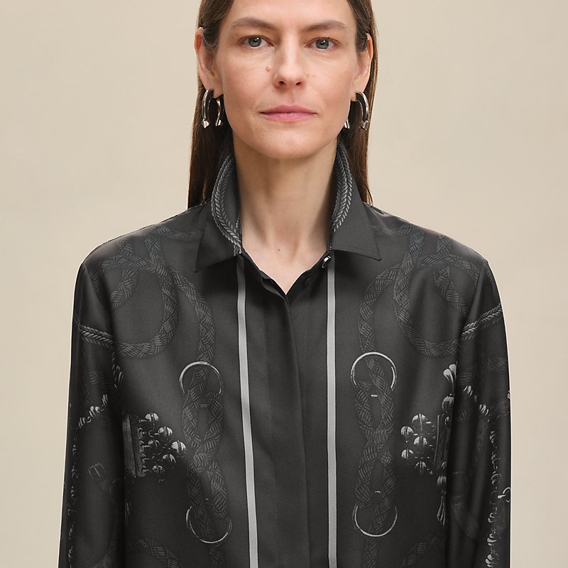 上質なコットン素材【HERMES】パルフロワ・リミックス Tシャツ ☆2025秋冬☆【HERMES】パルフロワ REMIX コットンTシャツ