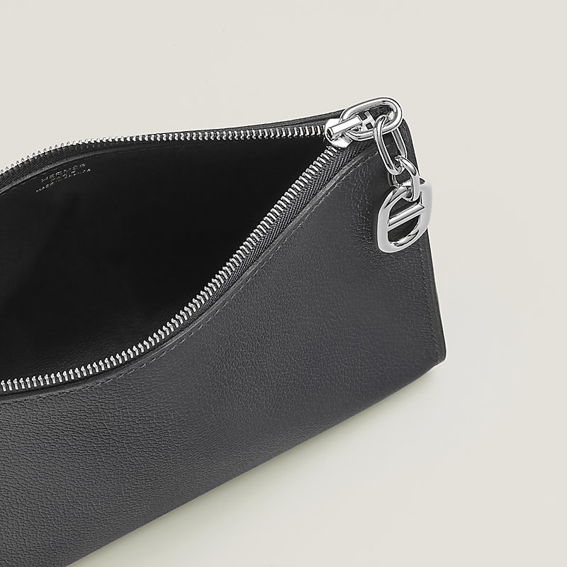 クラッチバッグ 《ジップアンゴー》 PM シェーヌ・ダンクル - グレー