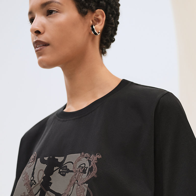 クロップドTシャツ 《カルトゥッシュ》 | Hermès - エルメス