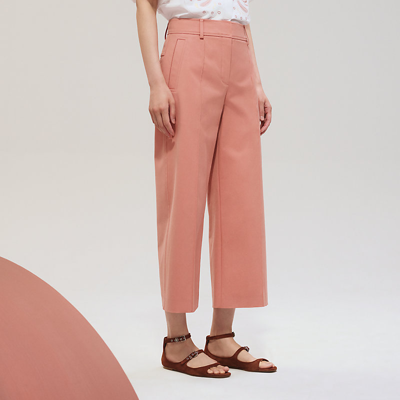 クロップドパンツ - ピンク | Hermès - エルメス-公式サイト