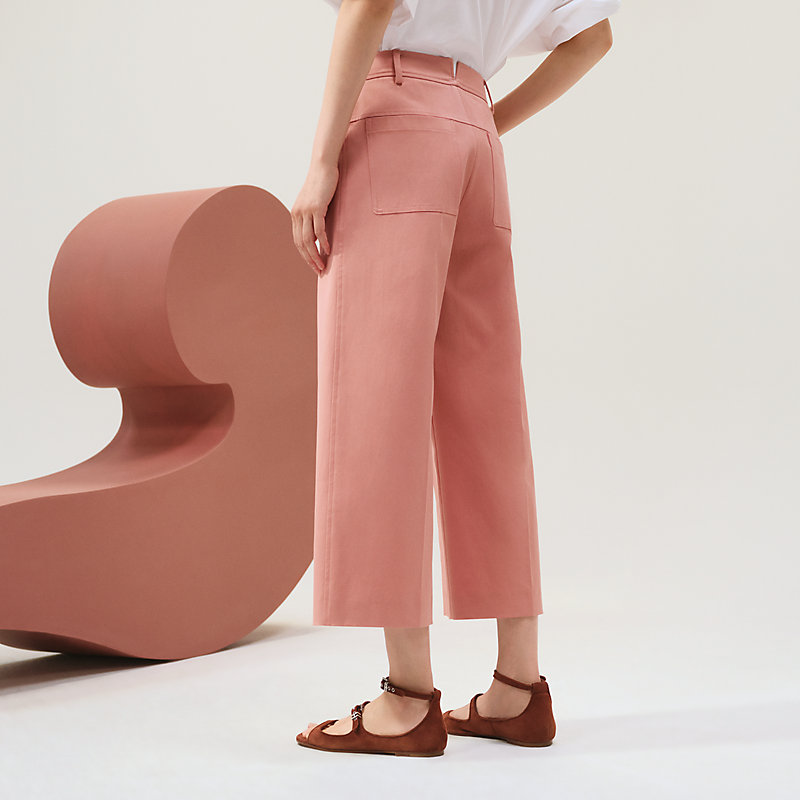 クロップドパンツ - ピンク | Hermès - エルメス-公式サイト