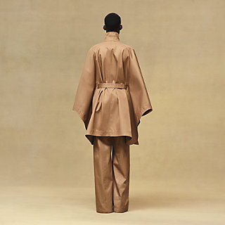 ケープコート--6E0162DKJQ-worn-