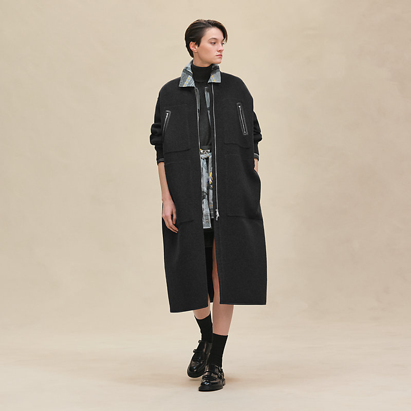 コート - グレー | Hermès - エルメス-公式サイト