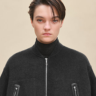 HERMESカシミアコート❗️着画あり コート--5H0191DAFV-worn-2-0-0-