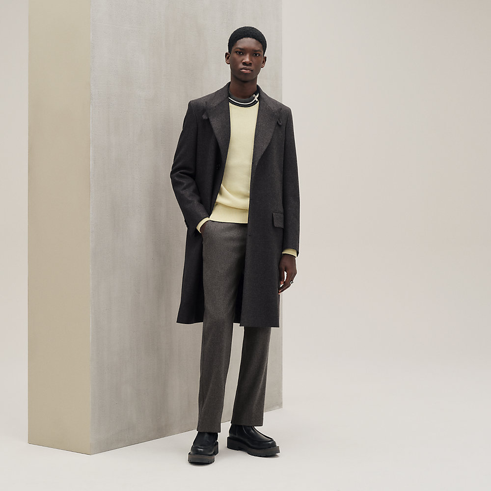 HERMES woolコート コート 《ドゥブル・ジュー》 - ブラック - 60 | Hermès - エルメス