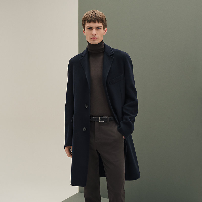 エルメス　コート エルメス HERMES マルジェラ期 アピベルトコート ステンカラー ノー