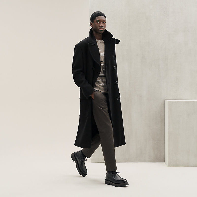 コート 《ヴォヤージュ》 - ブラック - 60 | Hermès - エルメス-公式サイト
