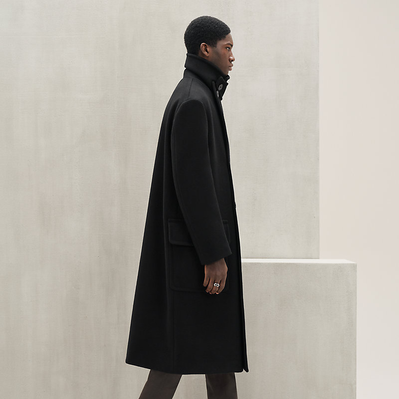 コート 《ヴォヤージュ》 - ブラック - 60 | Hermès - エルメス-公式サイト