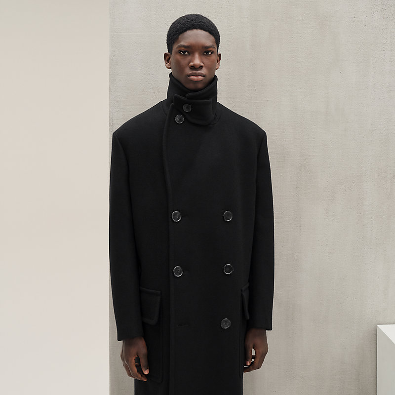 コート 《ヴォヤージュ》 - ブラック - 60 | Hermès - エルメス-公式サイト