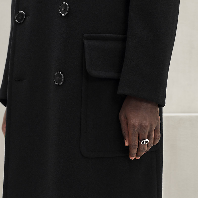 コート 《ヴォヤージュ》 - ブラック - 60 | Hermès - エルメス-公式サイト